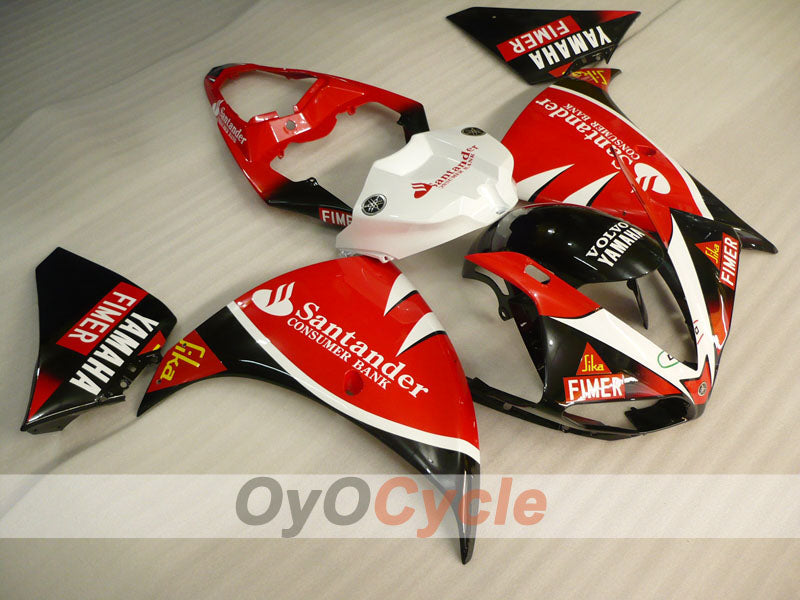 Kit de carénage à injection pour YZF-R1 09-11 - Rouge, Noir - Style usine #OYO87900899