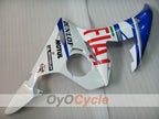 Kit de carénages d'injection pour YZF-R6 05 - Bleu, blanc - DUNLOP, FIAT, MOTUL #OYO87902647