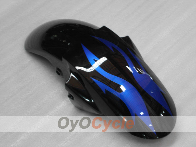 Kit de carénage à injection pour YZF-R6 03-04 - Bleu, Noir - Flame #OYO87900905