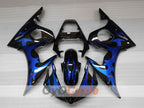 Kit de carénage à injection pour YZF-R6 03-04 - Bleu, Noir - Flame #OYO87900905