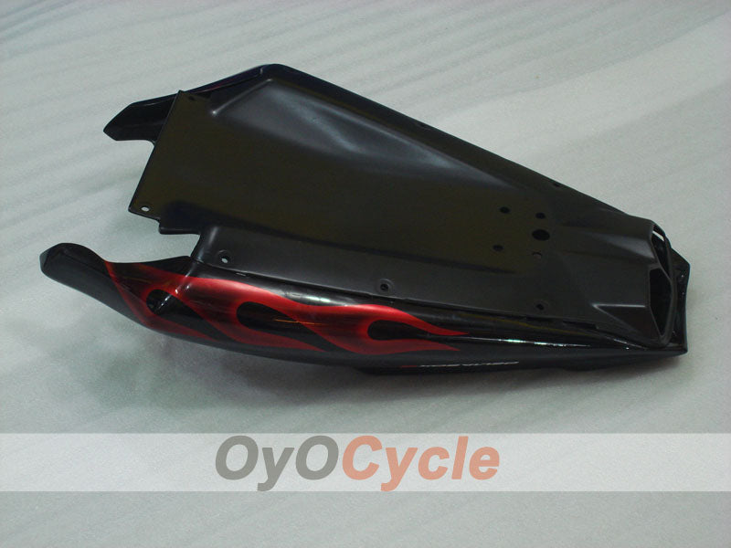 Kit de carénage à injection pour YZF-R6 05 - Rouge, Noir - Flamme #OYO87902638