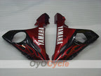 Kit de carénage à injection pour YZF-R6 05 - Rouge, Noir - Flamme #OYO87902638