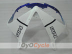 Kit de carénage à injection pour YZF-R6 03-04 - Bleu, Blanc - DUNLOP, Jordan #OYO87900911