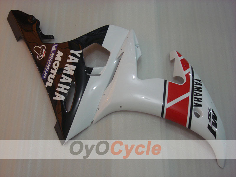 Kit de carénage à injection pour YZF-R6 05 - Rouge, blanc - MOTUL #OYO87902625