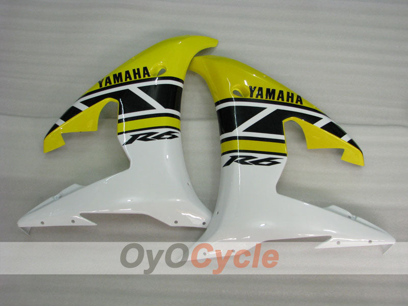 Kit de carénage à injection pour YZF-R6 05 - Jaune, noir - MOTUL #OYO87902623