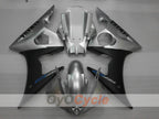 Kit de carénage à injection pour YZF-R6 03-04 - Noir, Argent, Mat - Style usine #OYO87900914