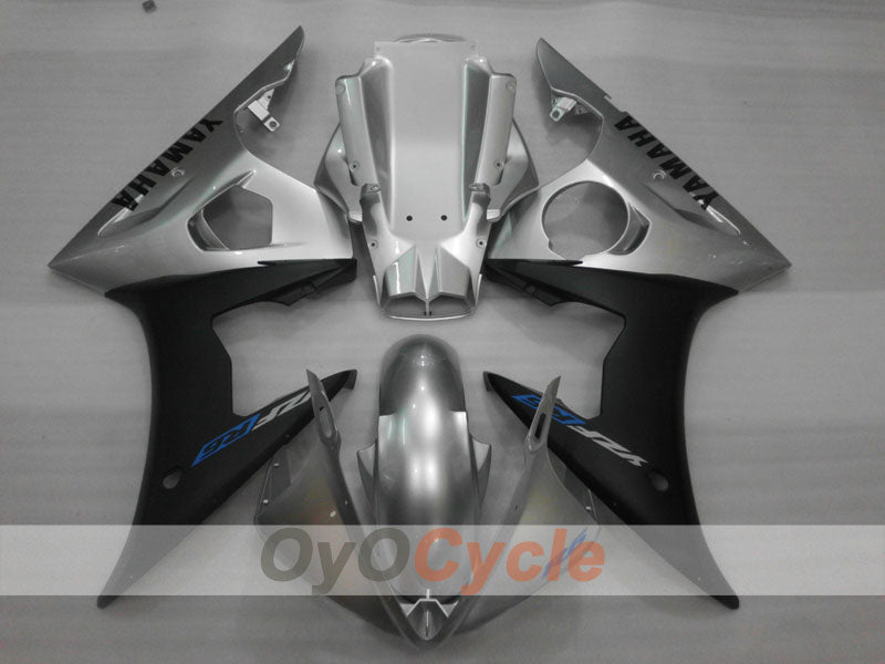 Kit de carénage à injection pour YZF-R6 03-04 - Noir, Argent, Mat - Style usine #OYO87900914