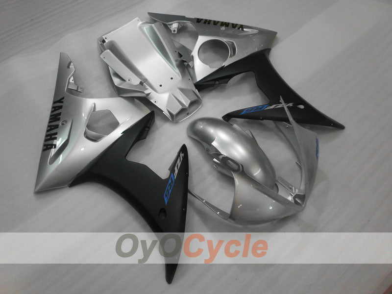 Kit de carénage à injection pour YZF-R6 03-04 - Noir, Argent, Mat - Style usine #OYO87900914