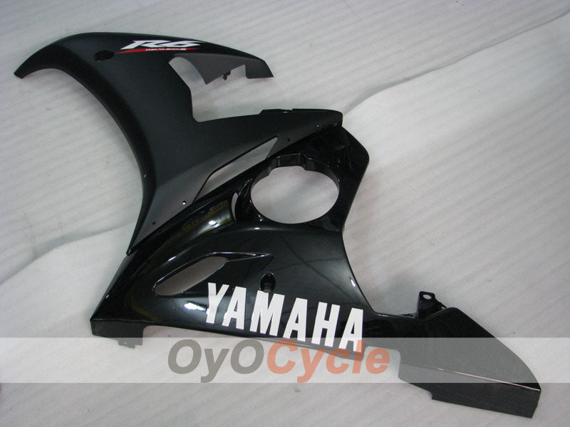 Kit de carénage à injection pour YZF-R6 03-04 - Noir, Mat - Style usine #OYO87900921