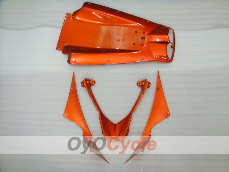 Kit de carénage à injection pour YZF-R6 05 - Orange, noir, mat - Style d'usine #OYO87902628