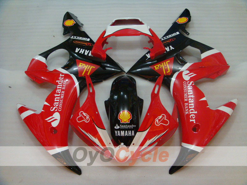 Kit de carénage injecté pour YZF-R6 03-04 - Rouge, Noir - Santander #OYO87900927 Image secondaire du produit