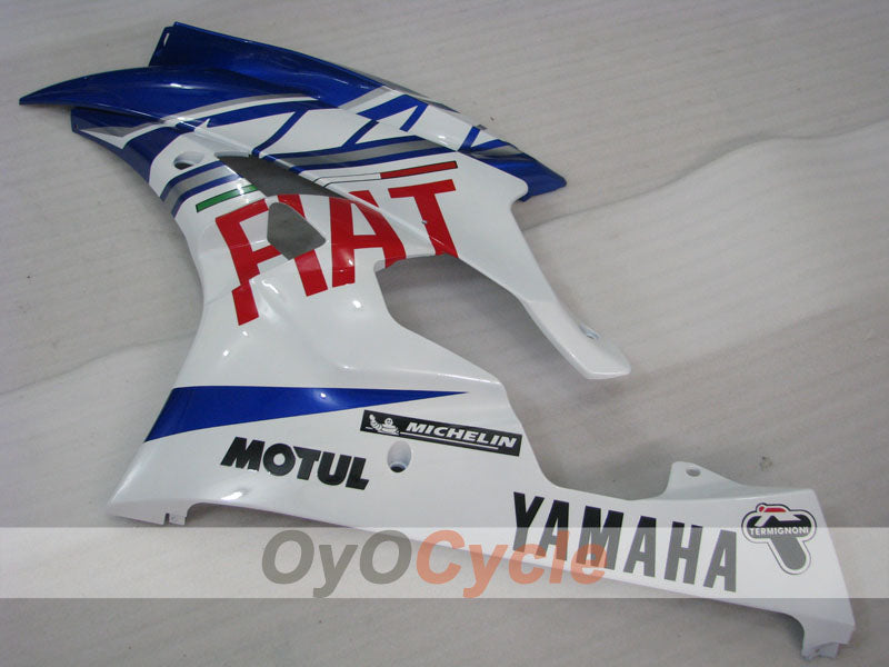 Kit de carénage injecté pour YZF-R6 06-07 - Bleu, Blanc - FIAT, MOTUL #OYO87900932