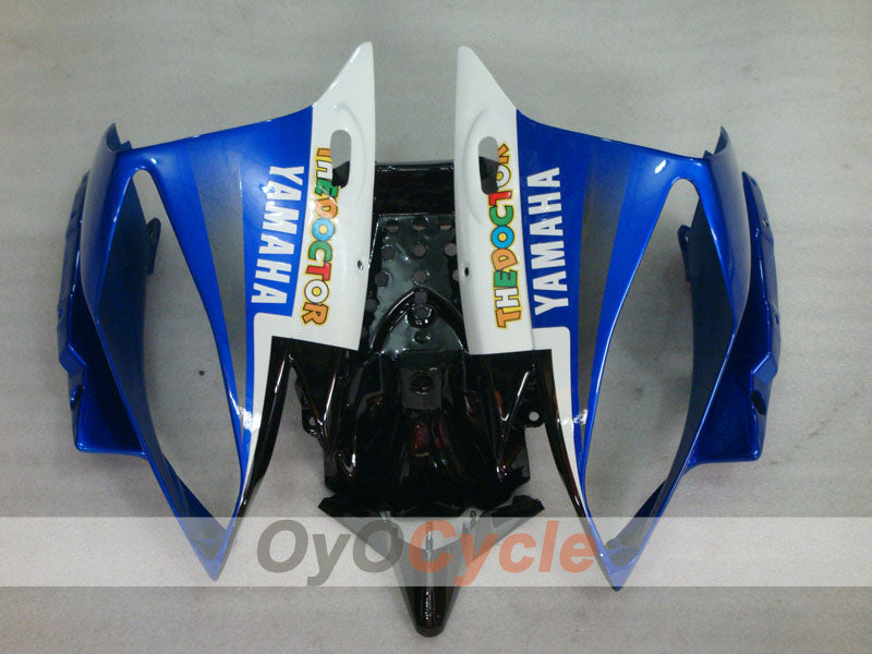 Kit de carénage injecté pour YZF-R6 06-07 - Bleu, blanc - FIAT, MOTUL #OYO87900934