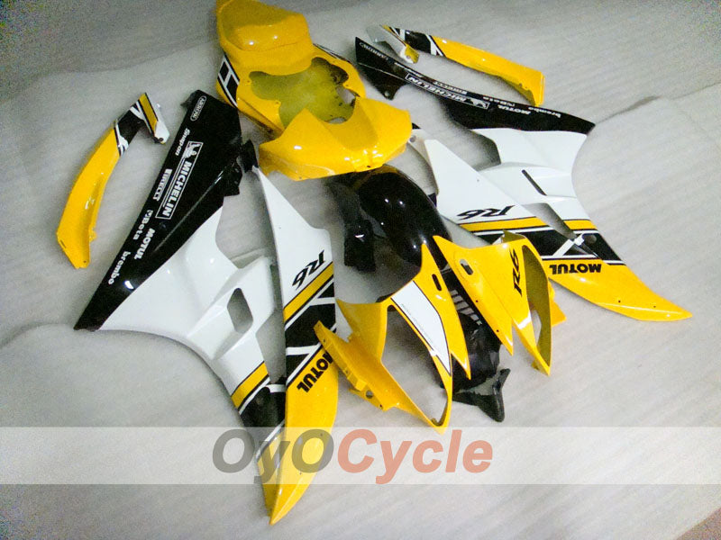 Kit de carénage injecté pour YZF-R6 06-07 - Jaune, noir - MOTUL #OYO87900941