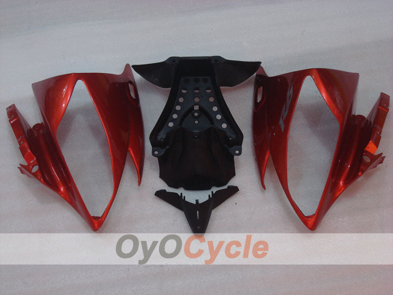 Kit de carénage injecté pour YZF-R6 06-07 - Orange, noir, mat - Style usine #OYO87900945
