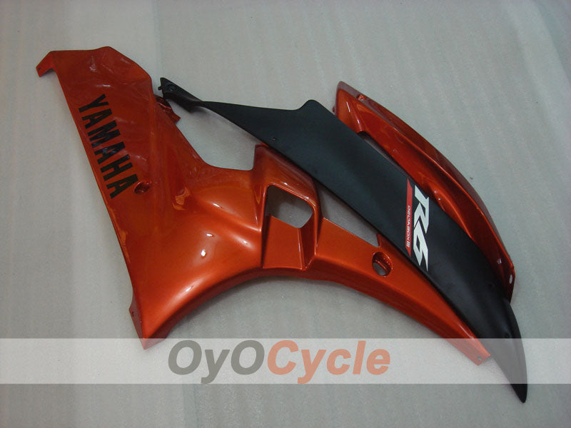 Kit de carénage injecté pour YZF-R6 06-07 - Orange, noir, mat - Style usine #OYO87900945