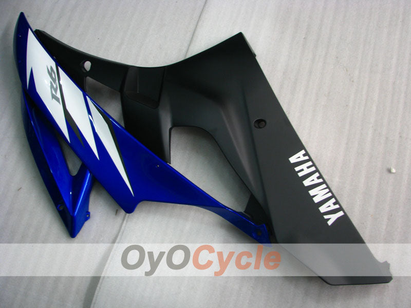 Kit de carénage injecté pour YZF-R6 06-07 - Bleu, noir, mat - Style usine #OYO87900951