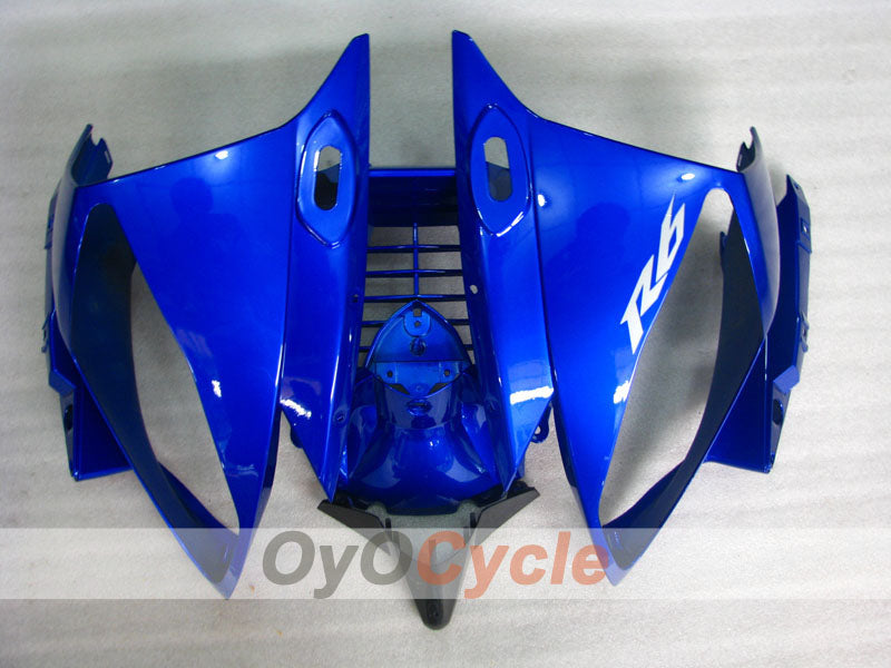Kit de carénage injecté pour YZF-R6 06-07 - Bleu, noir, mat - Style usine #OYO87900951
