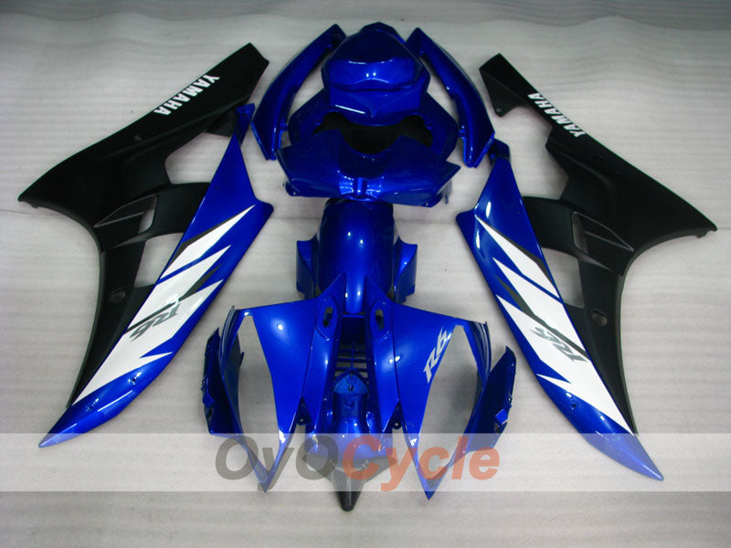Kit de carénage injecté pour YZF-R6 06-07 - Bleu, noir, mat - Style usine #OYO87900951