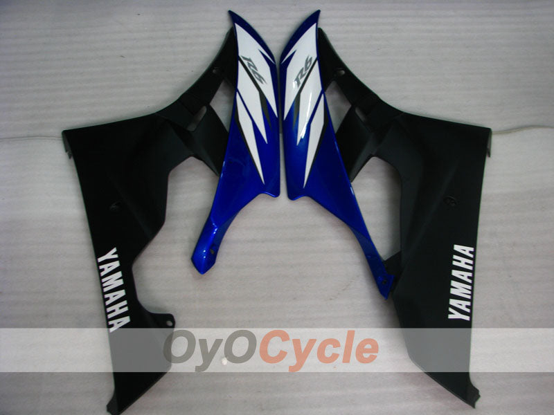 Kit de carénage injecté pour YZF-R6 06-07 - Bleu, noir, mat - Style usine #OYO87900951