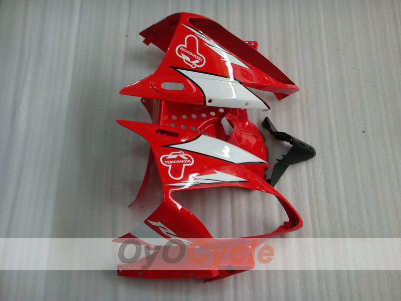 Kit de carénage injecté pour YZF-R6 06-07 - Rouge, noir - Santander #OYO87900953