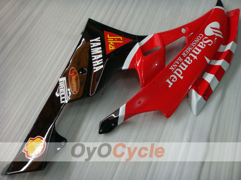 Kit de carénage injecté pour YZF-R6 06-07 - Rouge, noir - Santander #OYO87900953