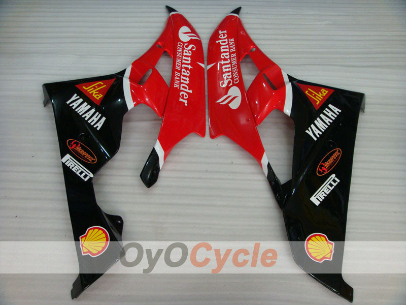 Kit de carénage injecté pour YZF-R6 06-07 - Rouge, noir - Santander #OYO87900953