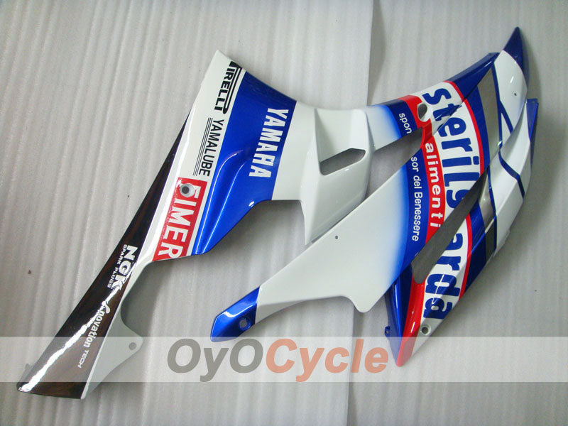Kit de carénage injecté pour YZF-R6 06-07 - Bleu, blanc - Sterilgarda #OYO87900954