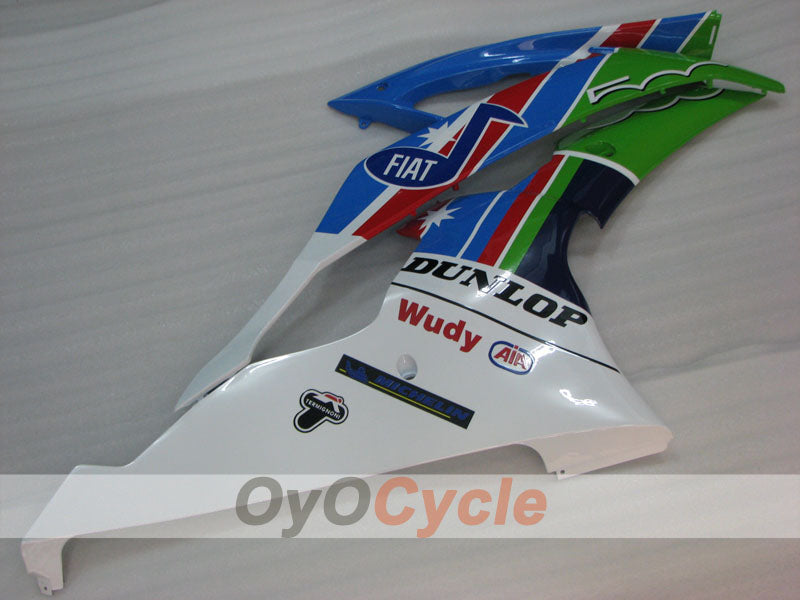 Kit de carénage injecté pour YZF-R6 08-16 - Multicolore - DUNLOP, FIAT, MOTUL #OYO87900955