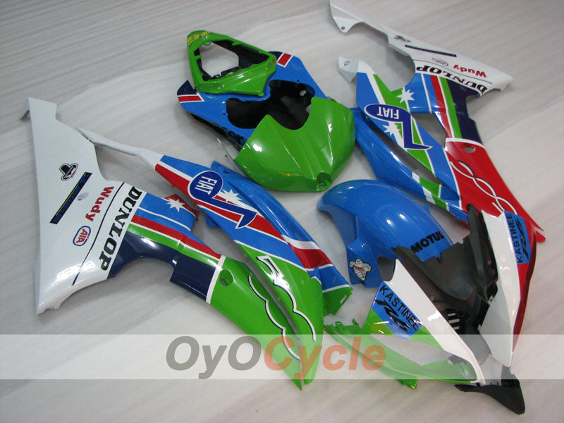 Kit de carénage injecté pour YZF-R6 08-16 - Multicolore - DUNLOP, FIAT, MOTUL #OYO87900955
