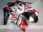 Kit de carénage injecté pour YZF-R6 08-16 - Rouge, blanc - FIAT #OYO87900958