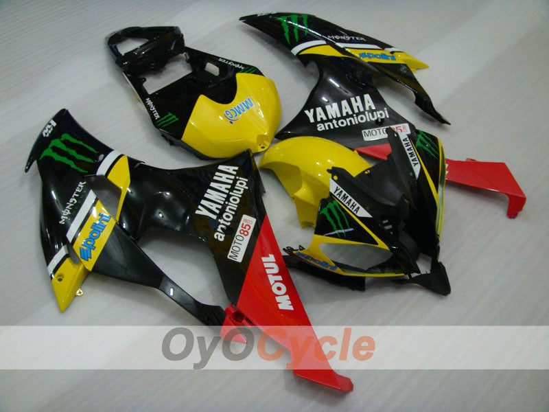 Kit de carénage à injection pour YZF-R6 08-16 - Jaune, Noir - Monster, MOTUL #OYO87900970 Image principale du produit