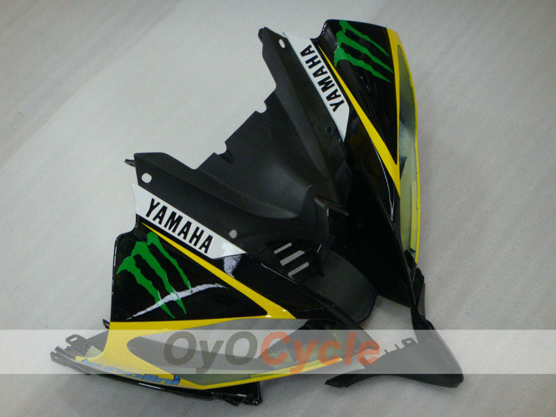 Kit de carénage à injection pour YZF-R6 08-16 - Jaune, Noir - Monster, MOTUL #OYO87900970