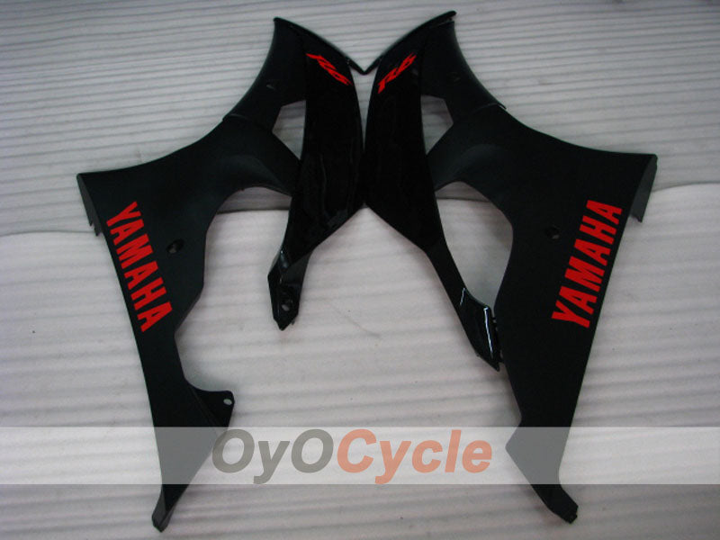 Kit de carénages en injection pour YZF-R6 08-16 - Noir, mat - Style d’origine #OYO87900972
