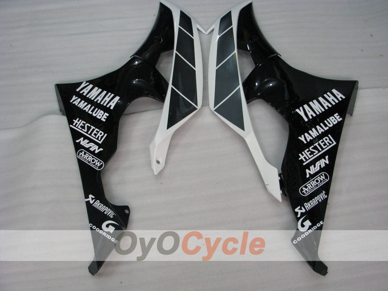 Kit de carénages en injection pour YZF-R6 08-16 - Blanc, noir - Style d’origine #OYO87900973