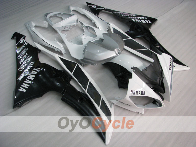 Kit de carénages en injection pour YZF-R6 08-16 - Blanc, noir - Style d’origine #OYO87900973 Image principale du produit