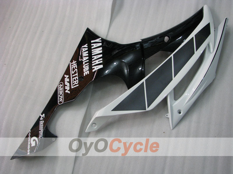 Kit de carénages en injection pour YZF-R6 08-16 - Blanc, noir - Style d’origine #OYO87900973