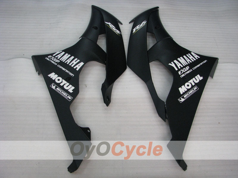 Kit de carénages en injection pour YZF-R6 08-16 - Noir, mat - Style d’origine #OYO87900974