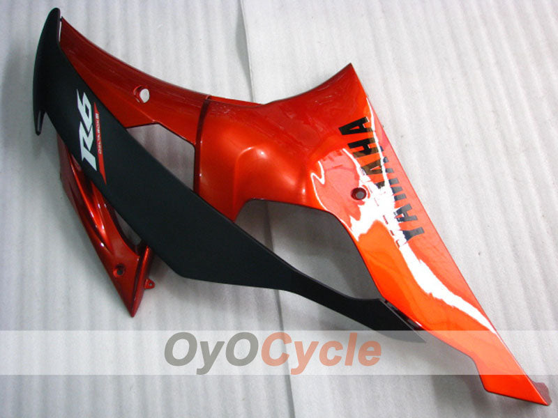Kit de carénages en injection pour YZF-R6 08-16 - Orange, noir, mat - Style d’origine #OYO87900979