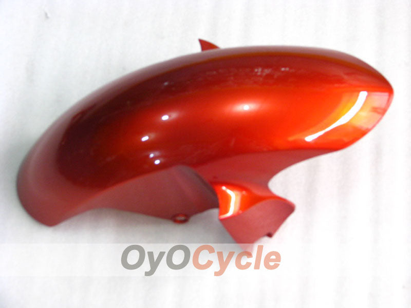 Kit de carénages en injection pour YZF-R6 08-16 - Orange, noir, mat - Style d’origine #OYO87900979