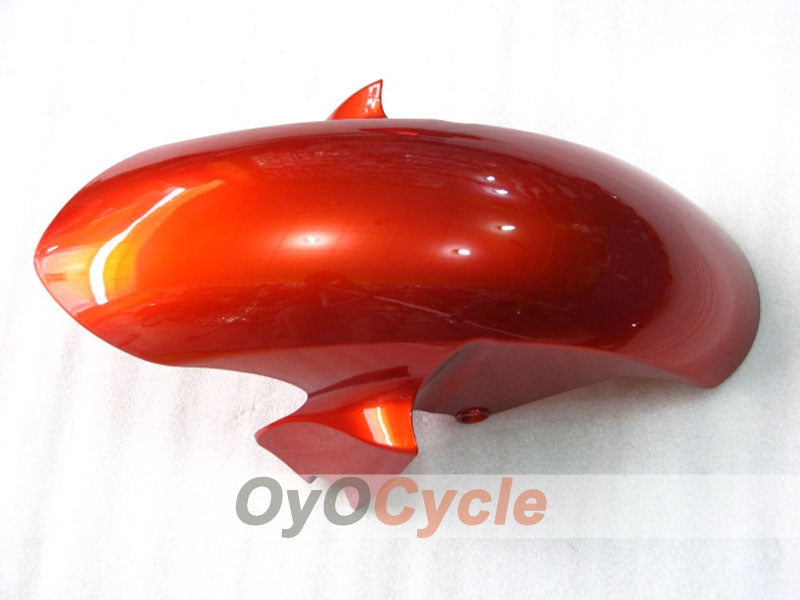 Kit de carénages en injection pour YZF-R6 08-16 - Orange, noir, mat - Style d’origine #OYO87900979