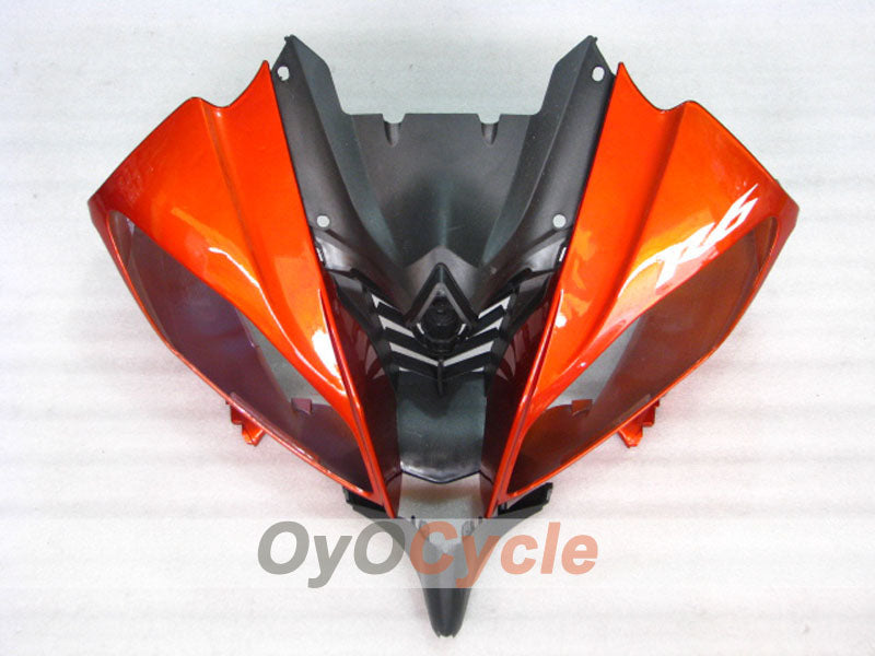 Kit de carénages en injection pour YZF-R6 08-16 - Orange, noir, mat - Style d’origine #OYO87900979
