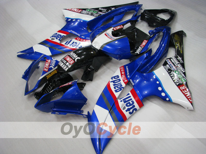 Kit de carénages en injection pour YZF-R6 08-16 - Bleu, blanc - Sterilgarda #OYO87900980