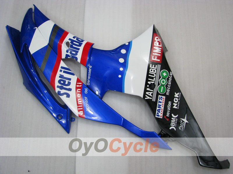 Kit de carénages en injection pour YZF-R6 08-16 - Bleu, blanc - Sterilgarda #OYO87900980