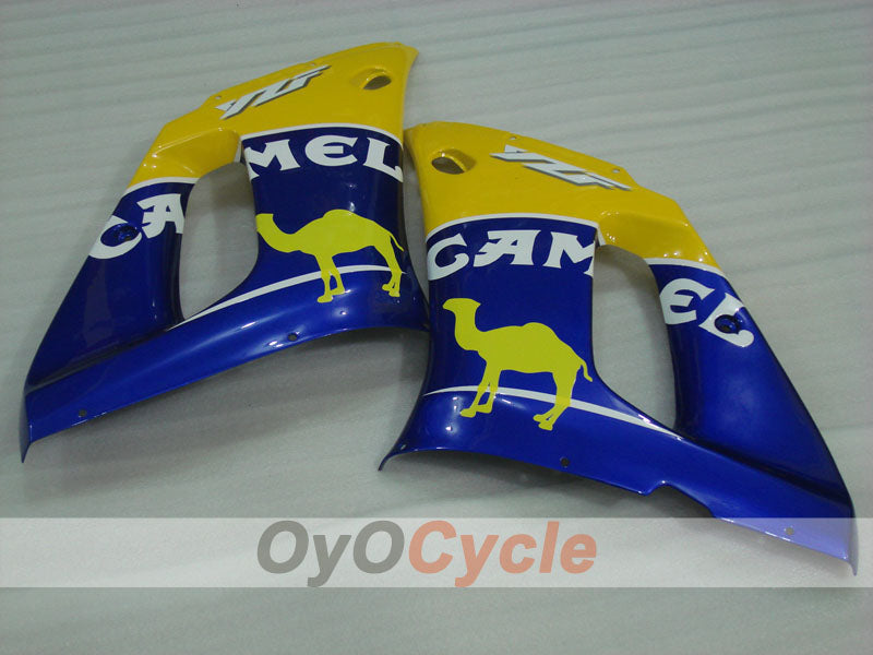 Kit de carénages en injection pour YZF-R6 98-02 - Jaune, bleu - Camel, MOTUL #OYO87900981