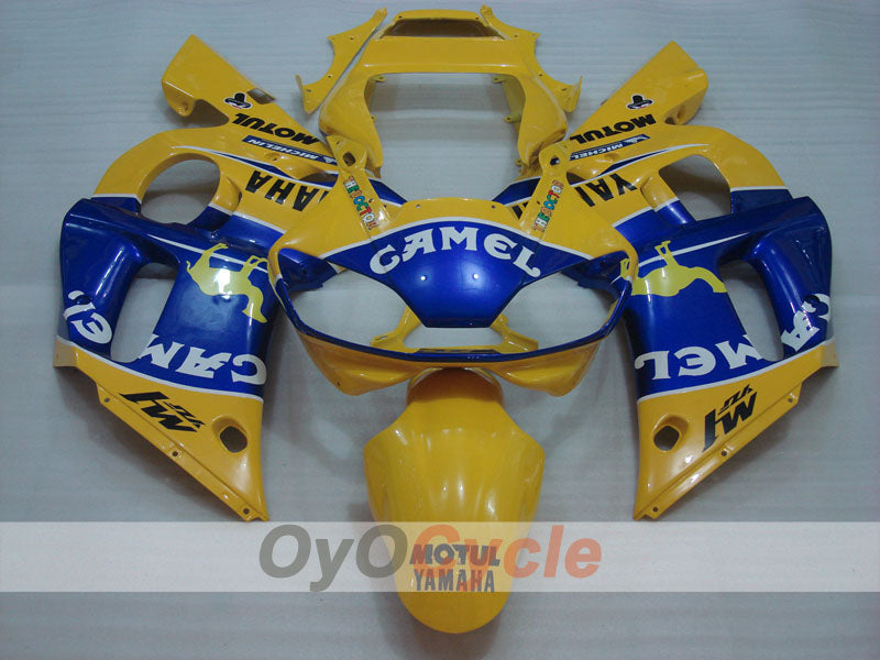 Kit de carénages en injection pour YZF-R6 98-02 - Jaune, bleu - Camel, MOTUL #OYO87900982