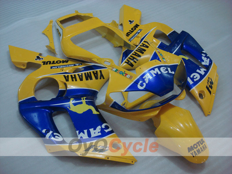 Kit de carénages en injection pour YZF-R6 98-02 - Jaune, bleu - Camel, MOTUL #OYO87900982