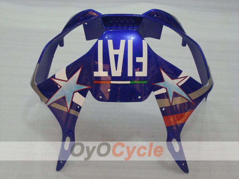 Kit de carénages à injection pour YZF-R6 98-02 - Bleu, blanc - FIAT, MOTUL #OYO87900987