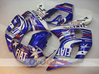 Kit de carénages à injection pour YZF-R6 98-02 - Bleu, blanc - FIAT, MOTUL #OYO87900987
