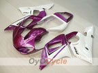 Kit de carénage d'injection pour YZF-R6 98-02 - Violet, blanc - Style d'origine #OYO87900998